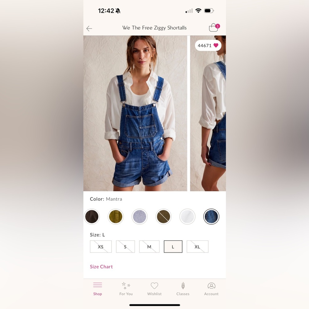 Free people, Ziggy overalls